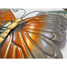 Afbeelding in Gallery-weergave laden, Three butterflies - 88x52 cm
