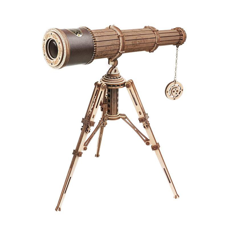 Robotime 3D Houten Puzzel Monocular Telescope, ST004, 33x24x32,5cm