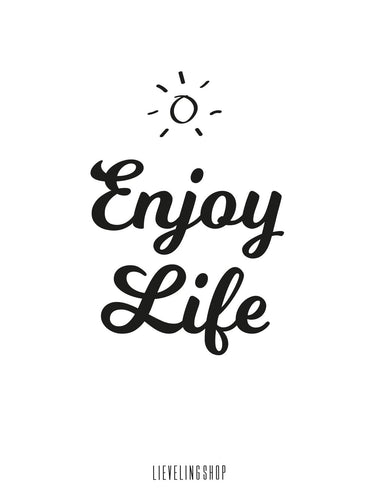 Ansichtkaart - Enjoy life - Lievelingshop