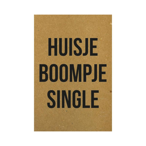 Ansichtkaart - Huis boompje single - Lievelingshop