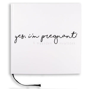 Fyllbooks - 9 maanden dagboek Yes, i'm pregnant!