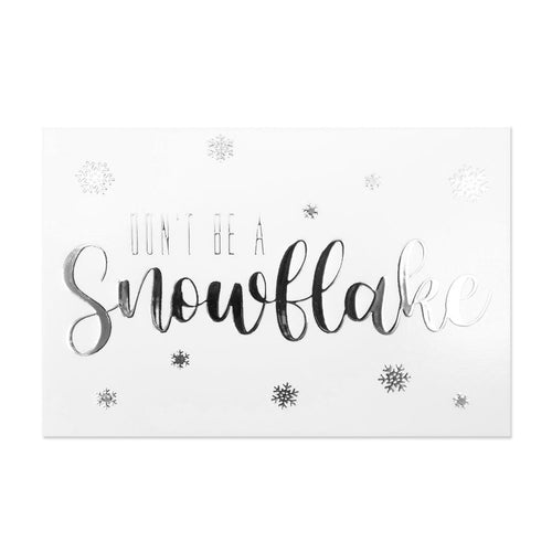 Kerst Ansichtkaart Don't be a snowflake - Lievelingshop